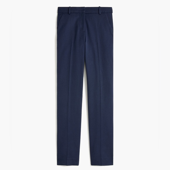 J. Crew Blue Petite Kallie straight-leg pant Size 4 - Picture 4 of 4